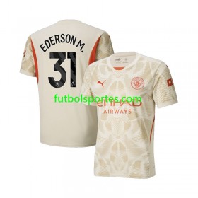 Camiseta Manchester City Ederson M 31 Portero Tercera Equipación 2024/2025